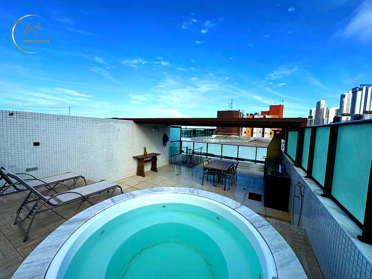 Lm Atlantis Cabo Branco Cobertura com jacuzzi