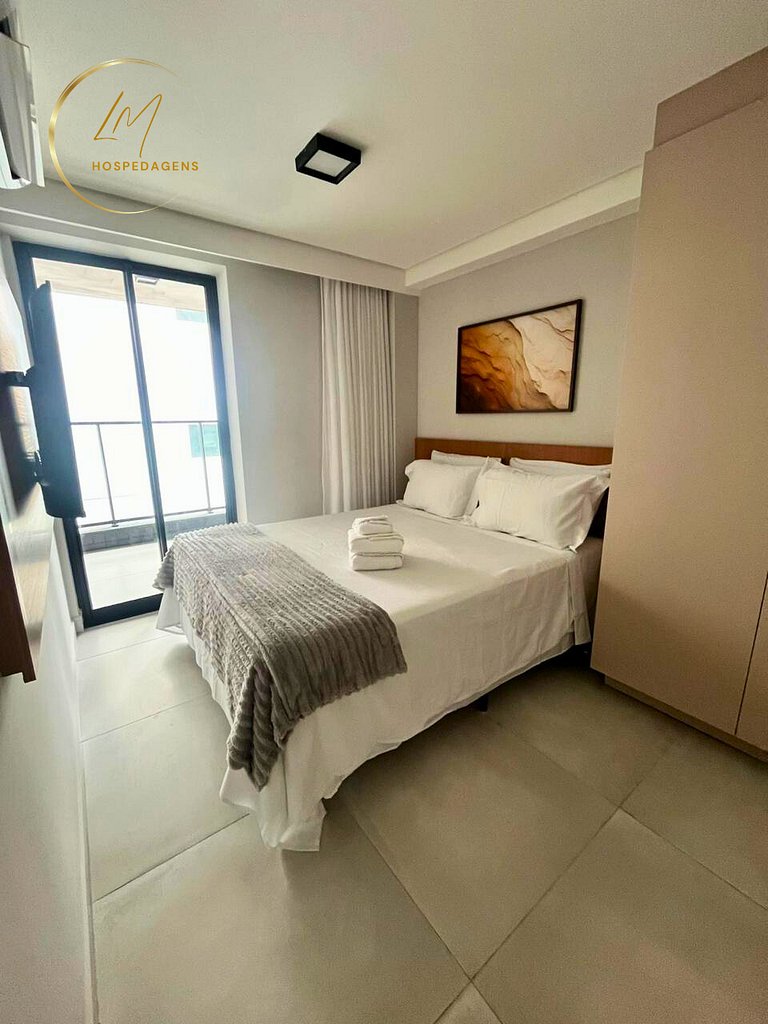 LM Hyde Park 210 Pe na areia 2 quartos, sendo uma suite