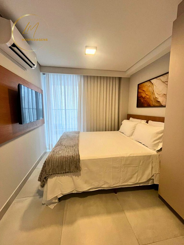 LM Hyde Park 210 Pe na areia 2 quartos, sendo uma suite