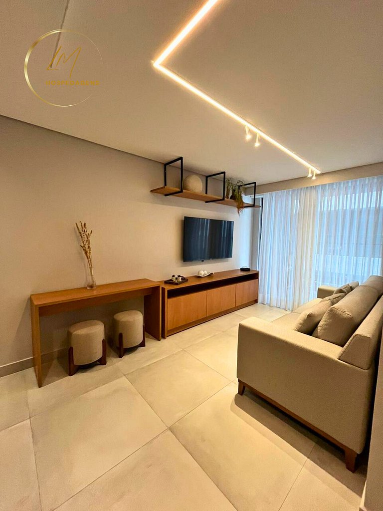 LM Hyde Park 210 Pe na areia 2 quartos, sendo uma suite