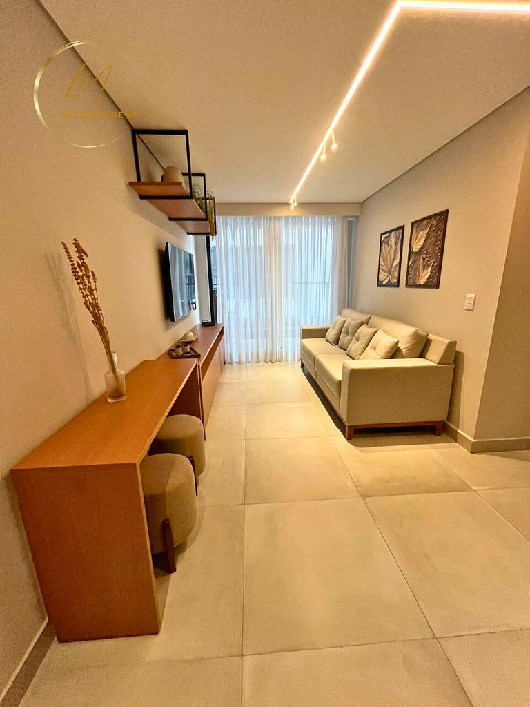 LM Hyde Park 210 Pe na areia 2 quartos, sendo uma suite