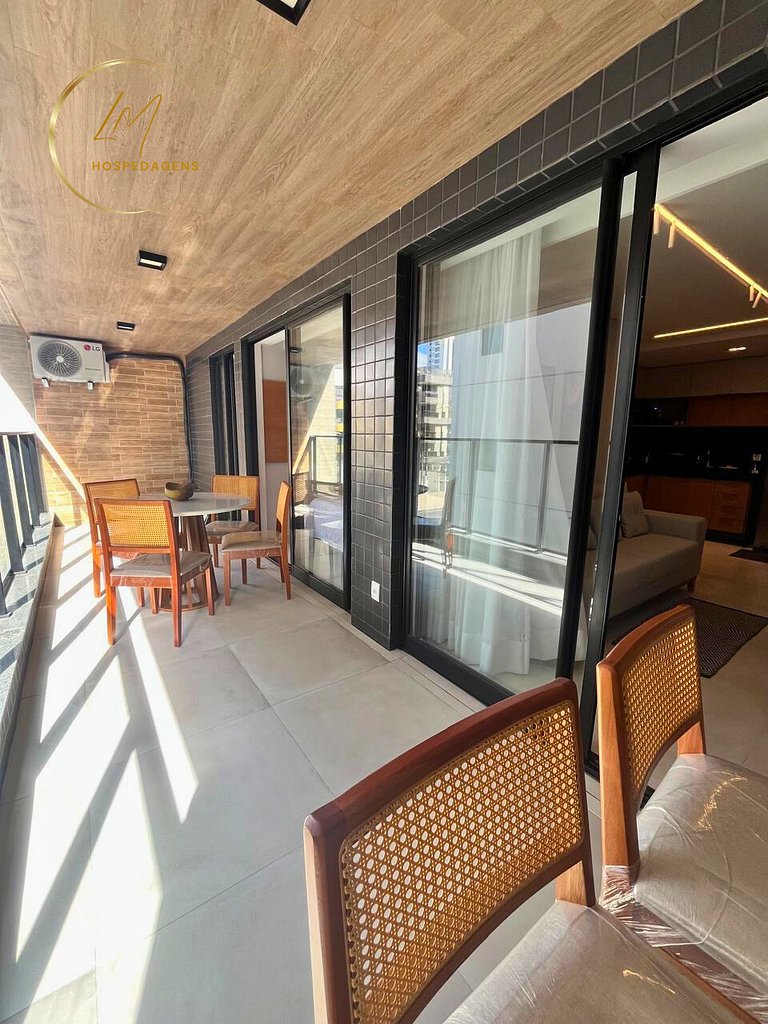 LM Hyde Park 210 Pe na areia 2 quartos, sendo uma suite