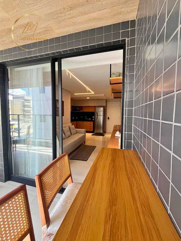 LM Hyde Park 210 Pe na areia 2 quartos, sendo uma suite