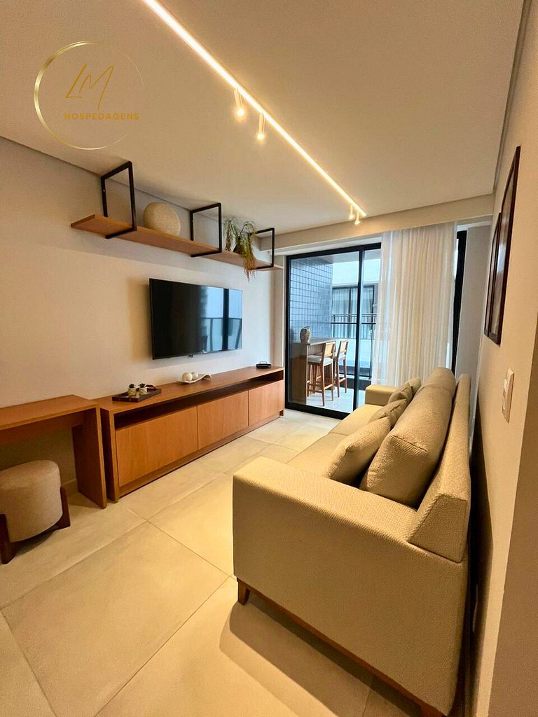 LM Hyde Park 210 Pe na areia 2 quartos, sendo uma suite