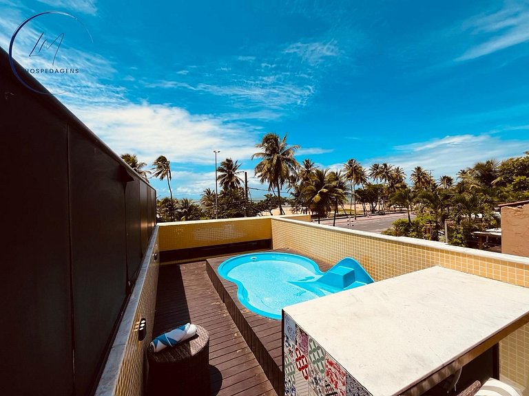 204 LM Mar do Cabo Branco com piscina privativa