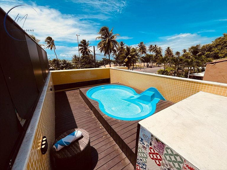 204 LM Mar do Cabo Branco com piscina privativa