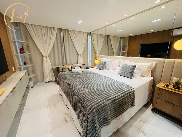 LM DVA 407 Suíte Luxo com vista mar deslumbrante