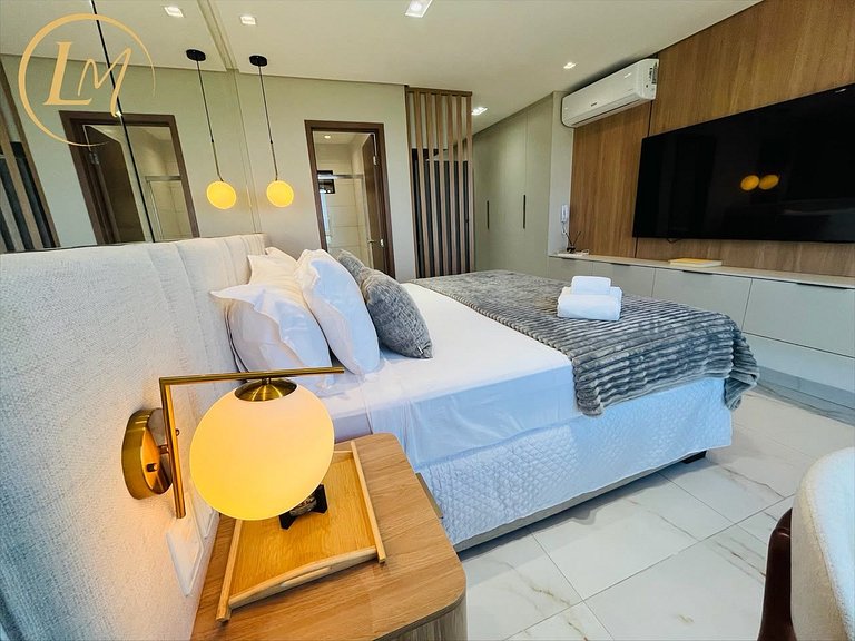 LM DVA 407 Suíte Luxo com vista mar deslumbrante