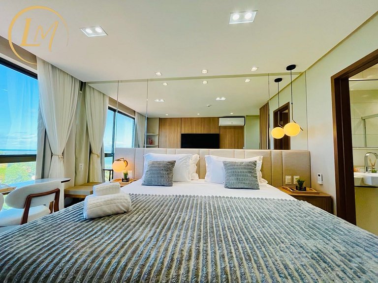 LM DVA 407 Suíte Luxo com vista mar deslumbrante