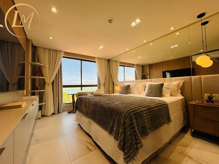 LM DVA 407 Suíte Luxo com vista mar deslumbrante