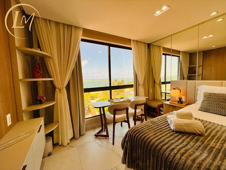 LM DVA 407 Suíte Luxo com vista mar deslumbrante