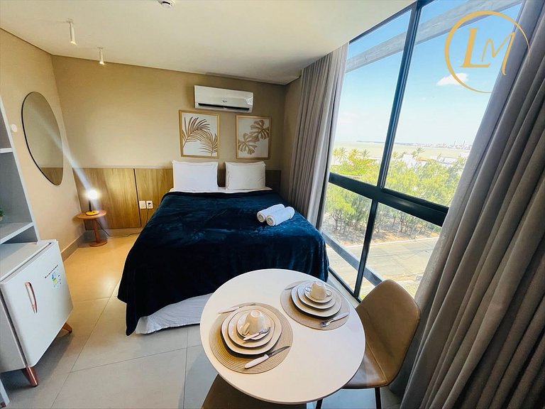 Lm Ozean 504 cama qeen com vista mar