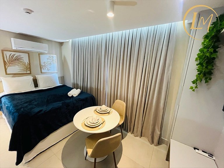 Lm Ozean 504 cama qeen com vista mar