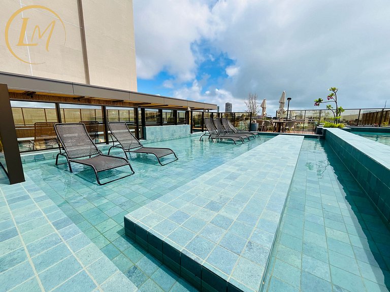 LM Mondo - Conforto e vista mar no rooftop