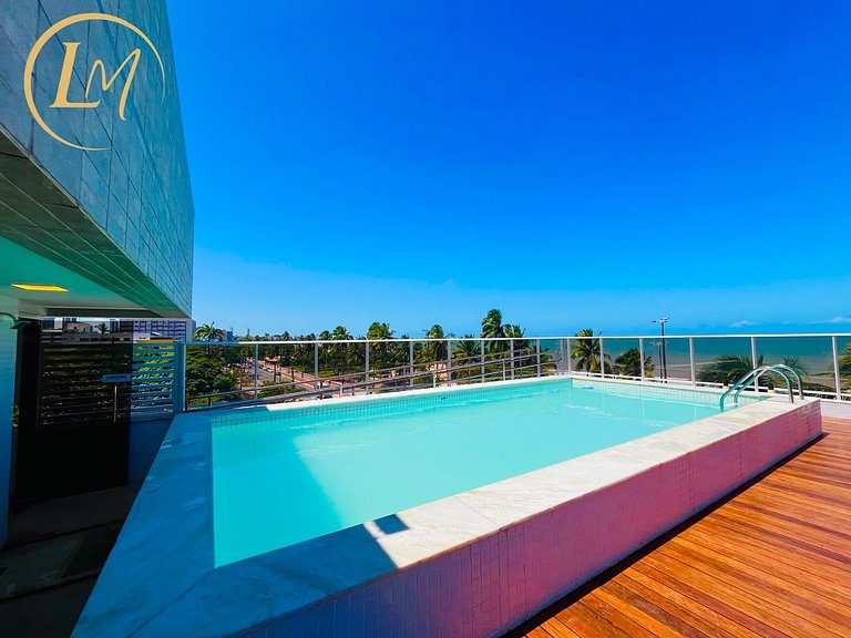LM Puerto Ventura - Beira mar & piscina no rooftop