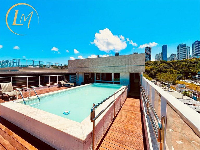 LM Puerto Ventura - Beira mar & piscina no rooftop