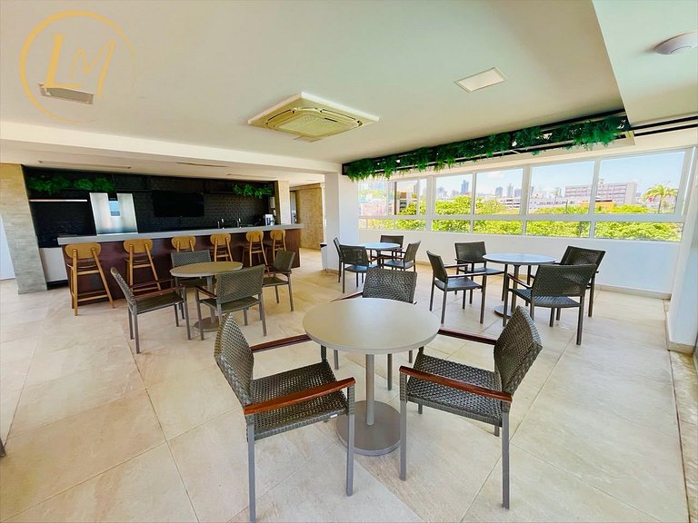 LM Puerto Ventura - Beira mar & piscina no rooftop